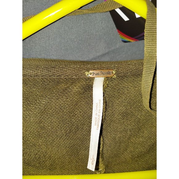 Free People Army (Olive) Green Color Size Large - Picture 4 of 4